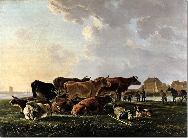 Strij, Jacob van - Landscape with Cattle - Metropolitan Museum ofArt, New York